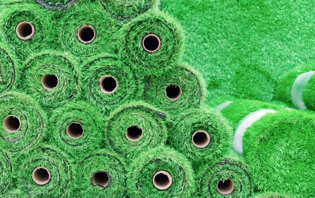 Rolled artificial grass